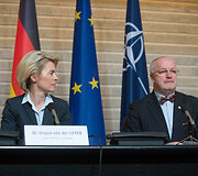 Į Lietuvą atvyko Vokietijos gynybos ministrė dr. Ursula von der Leyen
