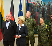Į Lietuvą atvyko Vokietijos gynybos ministrė dr. Ursula von der Leyen