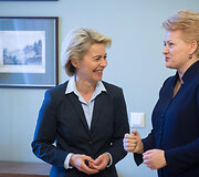 Į Lietuvą atvyko Vokietijos gynybos ministrė dr. Ursula von der Leyen