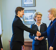 Į Lietuvą atvyko Vokietijos gynybos ministrė dr. Ursula von der Leyen