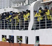 &bdquo;Sewol&ldquo; kelto tragedijos metinės