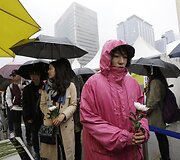 &bdquo;Sewol&ldquo; kelto tragedijos metinės