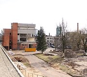 Griovimo darbai buvusios duonos kepyklos teritorijoje