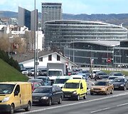 Transporto spūstis Ukmergės g., Vilniuje