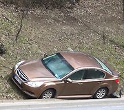 &bdquo;Subaru&ldquo; avarija Ukmergės g., Vilniuje