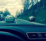 &bdquo;Subaru&ldquo; ir vilkiko avarija Ukmergės g., Vilniuje