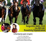 Žirgų lenktynės Raseinių hipodrome