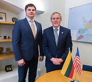 Marijus Velička ir Johnas A. Heffernas