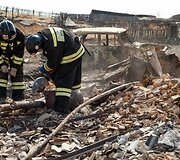 Pievų gaisro padariniai Chakasijoje