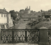 Vaizdas nuo Užupio tilto į Misionierių vienuolyną 1942 m.