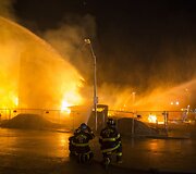 Riau&scaron;ininkai sukėlė gaisrus Baltimorėje