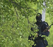 Zvorniko miesto policijos nuovadoje siautėjo ginkluotas vyras