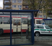 Įvykis stotelėje, Žvėryne (Vilnius).