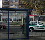 Įvykis stotelėje, Žvėryne (Vilnius).