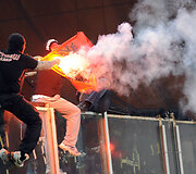 Futbolo rungtynės tarp Italijos ir Serbijos rinktinių