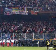 Futbolo rungtynės tarp Italijos ir Serbijos rinktinių
