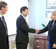 Prekybos tinklų vadovų priėmimas