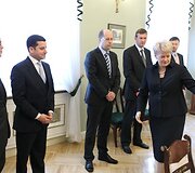 Prekybos tinklų vadovų priėmimas