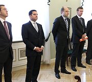 Prekybos tinklų vadovų priėmimas