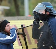 I&scaron;vaikyti protestuotojai