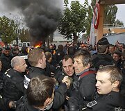 I&scaron;vaikyti protestuotojai