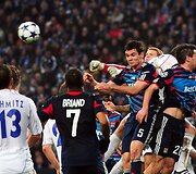&bdquo;Shalke&rdquo; ir &bdquo;Olympique&rdquo; rungtynių akimirka
