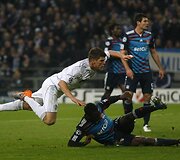 &bdquo;Shalke&rdquo; ir &bdquo;Olympique&rdquo; rungtynių akimirka