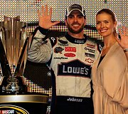 Jimmie Johnsonas su žmona