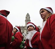 Kalėdų Senelių paradas