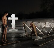 Maudynės &scaron;altame vandenyje