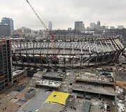 Stadiono statybos darbai