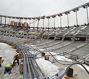 Stadiono statybos darbai