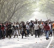 Protestuotojai