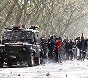 Protestuotojai