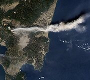 &Scaron;inmoedakės ugnikalnio nuotrauka i&scaron; NASA palydovo