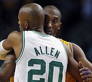 Kobe Bryantas ir Ray Allenas