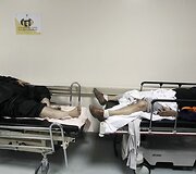Sužeisti protestuotojai ligoninėje