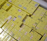 Paslėptos kontrabandinės cigaretės