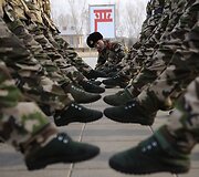 Treniruotės Kinijos armijoje