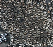 Sudegę automobiliai