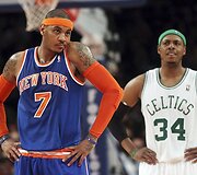 Carmelo Anthony ir Paulas Pierce'as