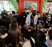 &bdquo;Žalgirio&ldquo; alėjos atidarymo akimirka