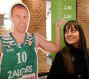&bdquo;Žalgirio&ldquo; alėjos atidarymo akimirka