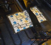 Paslėptos kontrabandinės cigaretės
