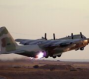 Izraelio &bdquo;C-130 Hercules&ldquo; pakilimo akimirka