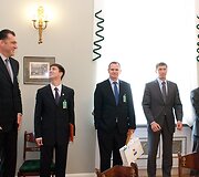 Europos vyrų krep&scaron;inio čempionato organizatoriai prezidentūroje