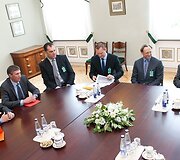 Europos vyrų krep&scaron;inio čempionato organizatoriai prezidentūroje