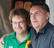 Tadas Gutauskas ir Algirdas Kau&scaron;pėdas