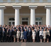 Lietuvos diplomatinių atstovybių vadovai su prezidente Dalia Grybauskaite (centre)