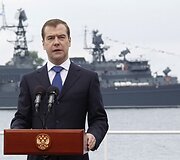 Rusijos prezidentas Dmitrijus Medvedevas